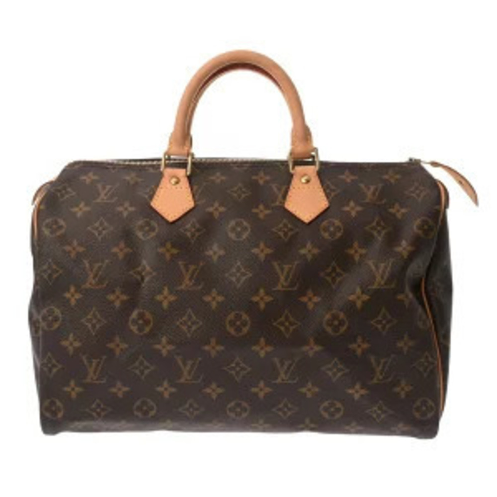 Louis Vuitton Monogram Speedy brown Brown Canvas Handbag